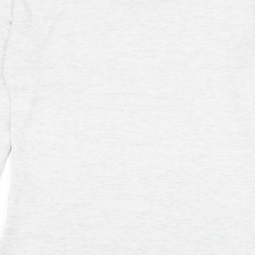 Primark Womens Grey Round Neck Polyester Pullover Jumper Size 6