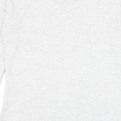 Primark Womens Grey Round Neck Polyester Pullover Jumper Size 6