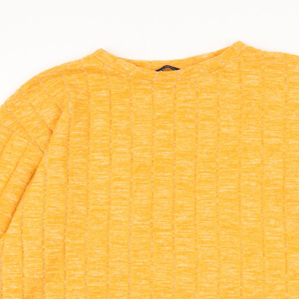 Womens UK Size 14 Marks and Spencer Orange Pullover Jumper