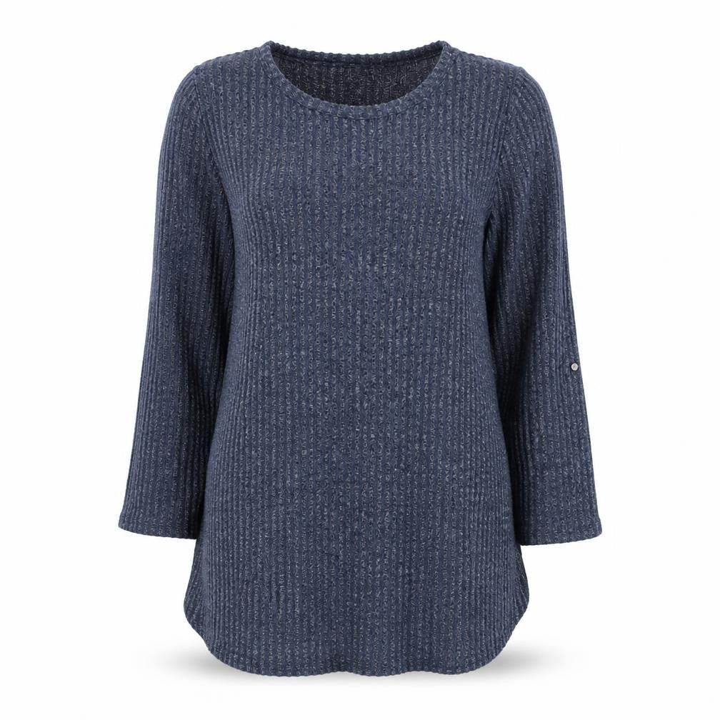 Womens UK Size L Preworn Blue Pullover Jumper
