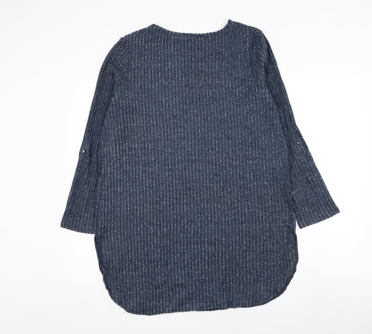 Womens UK Size L Preworn Blue Pullover Jumper