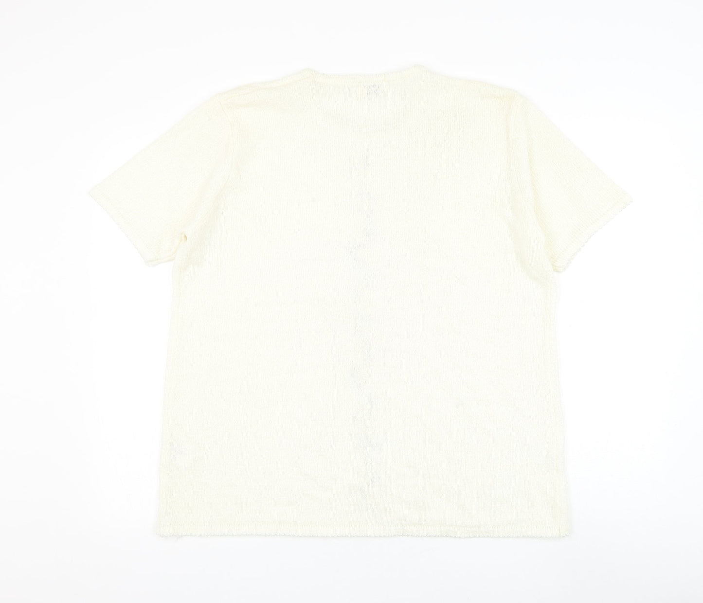 Womens UK Size XL Bonmarché Ivory Pullover Jumper