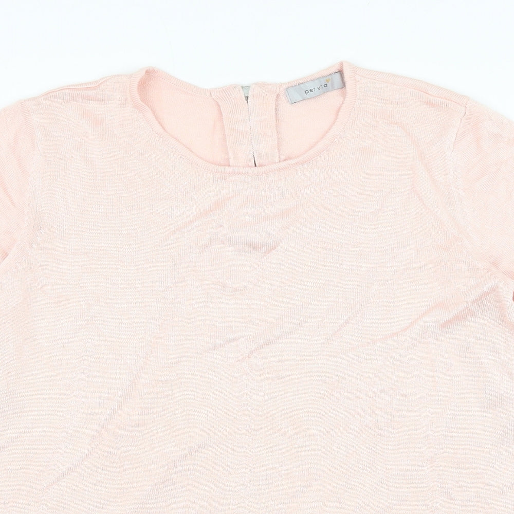 Womens UK Size 14 Marks and Spencer Pink Pullover Jumper