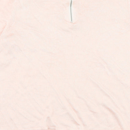 Womens UK Size 14 Marks and Spencer Pink Pullover Jumper