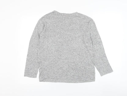 Womens UK Size S Zara Grey Pullover Jumper
