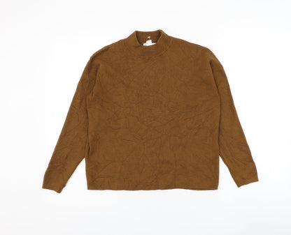 Womens UK Size XS H&M Brown Pullover Jumper