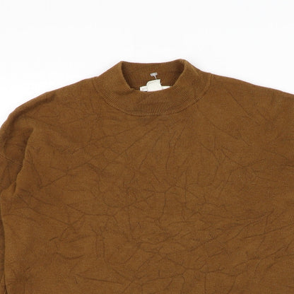 Womens UK Size XS H&M Brown Pullover Jumper