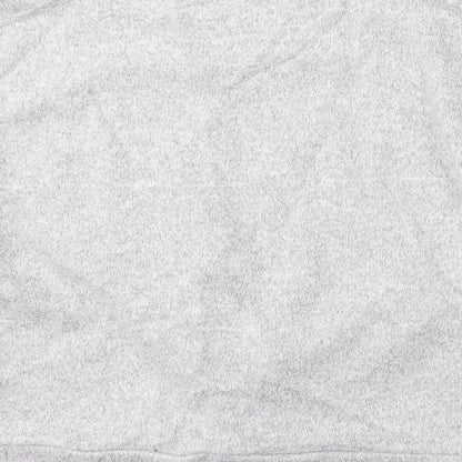 Marks and Spencer Girls Grey Viscose Pullover Sweatshirt Size 7-8 Years