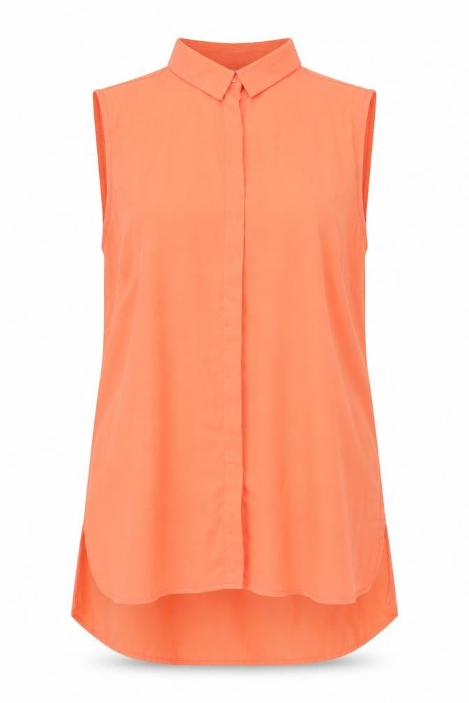 Womens UK Size 10 New Look Pink Basic Blouse