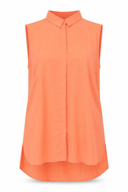 Womens UK Size 10 New Look Pink Basic Blouse
