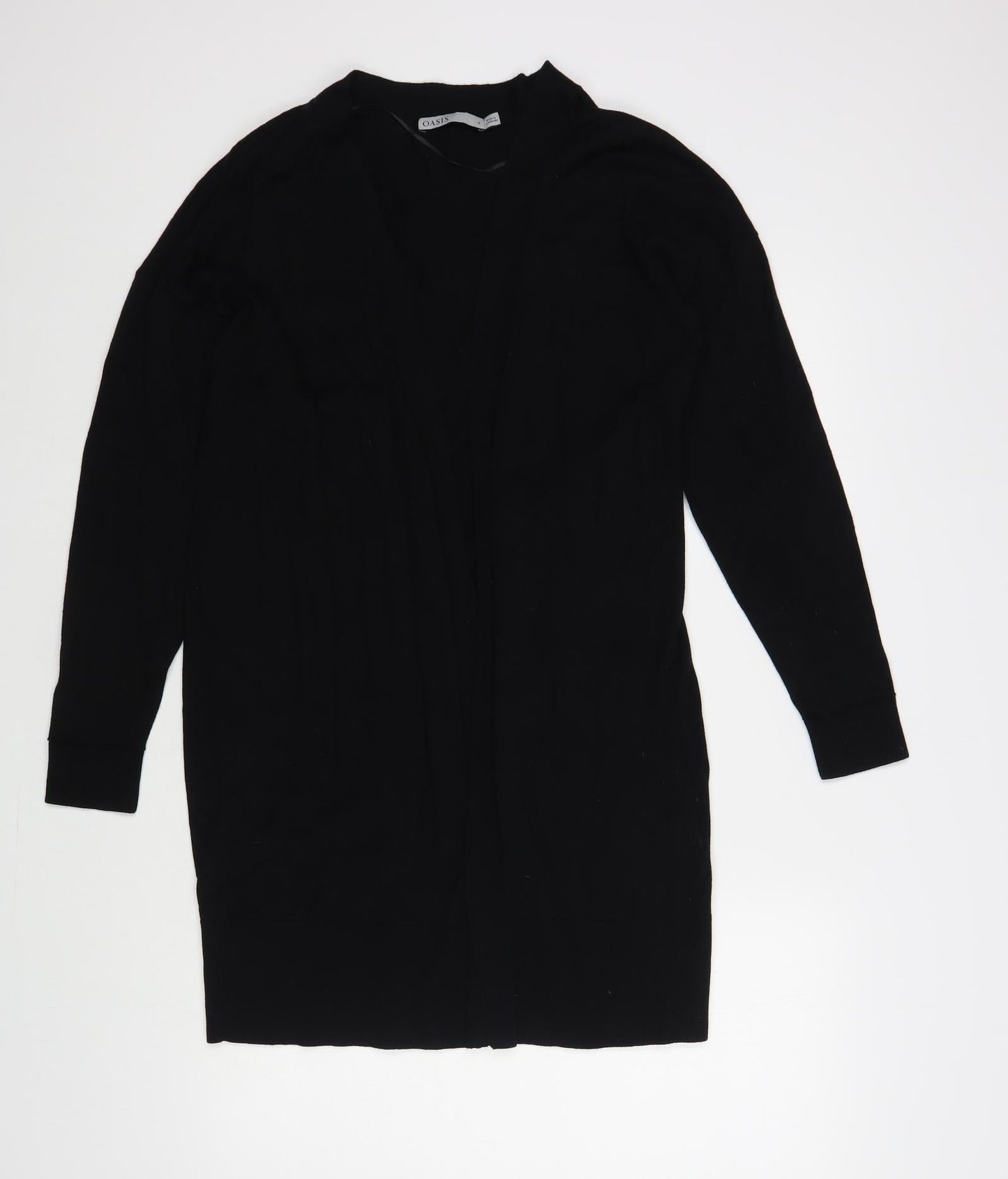 Womens UK Size S Oasis Black Cardigan Jumper