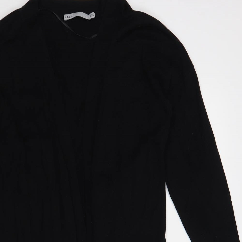 Womens UK Size S Oasis Black Cardigan Jumper