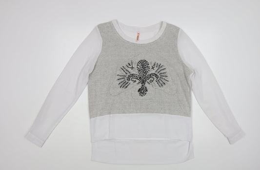 Womens UK Size M Sweewe White Basic Blouse