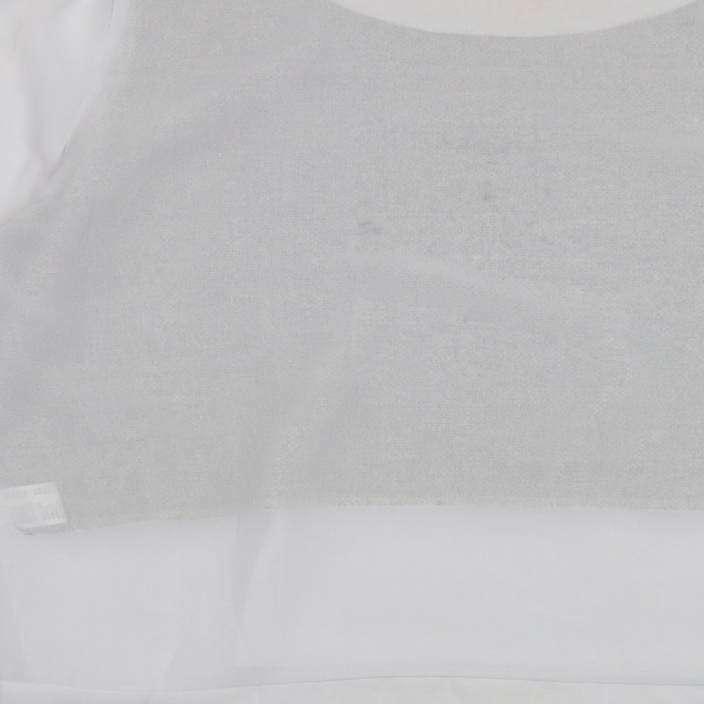 Womens UK Size M Sweewe White Basic Blouse