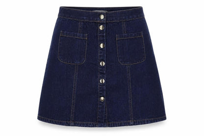 Womens UK Size S Cooperative Mini Denim Skirt