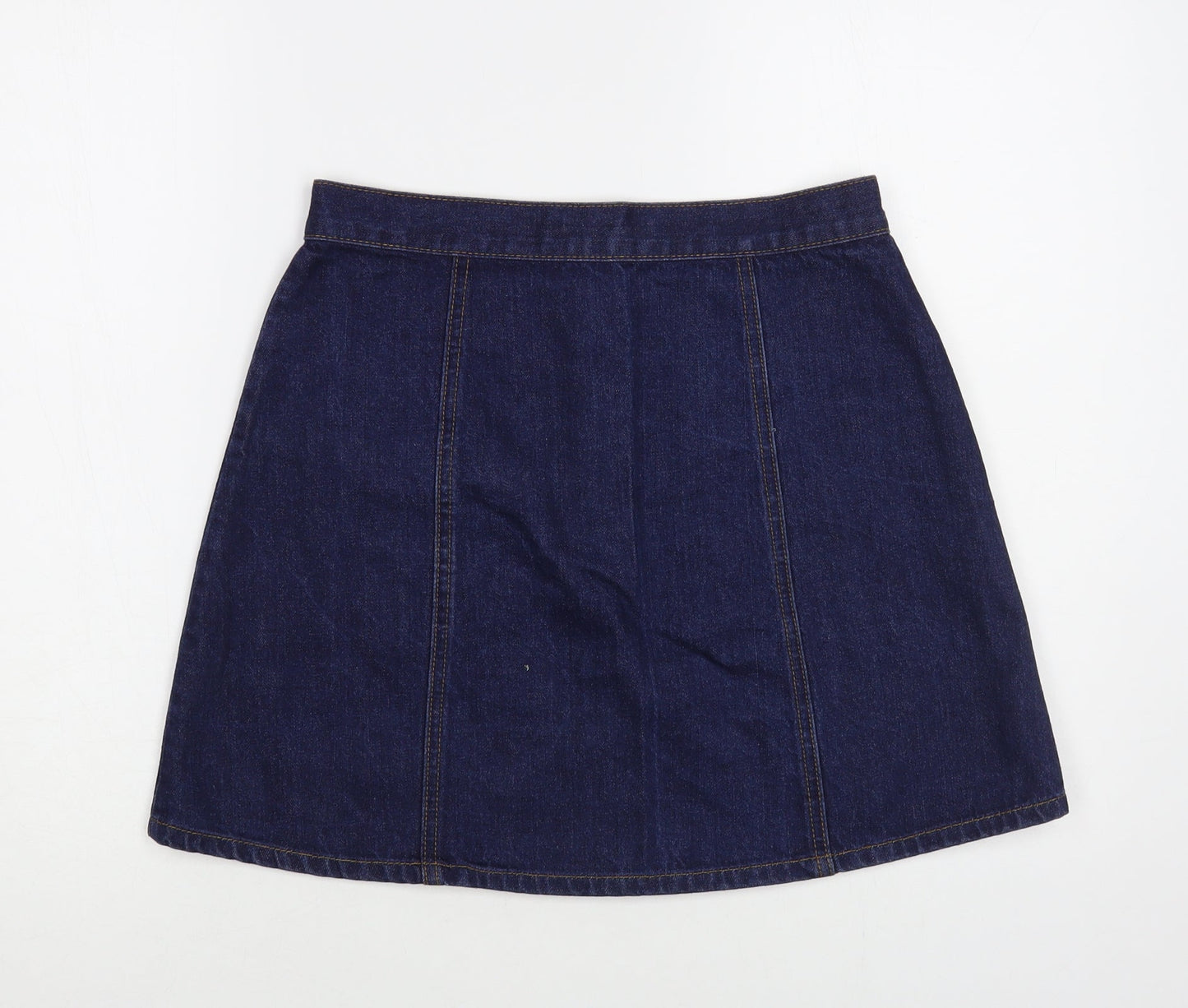 Womens UK Size S Cooperative Mini Denim Skirt