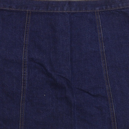 Womens UK Size S Cooperative Mini Denim Skirt