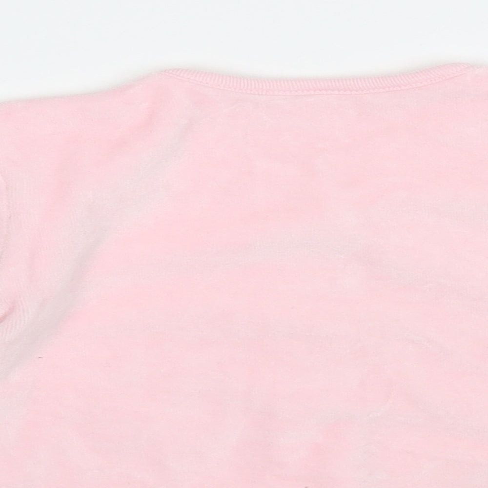 Early Days Baby Pink Cotton Cardigan Jumper Size 3-6 Months Snap - Bunny