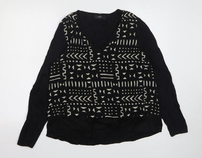 Womens UK Size 12 NEXT Black Pullover Jumper