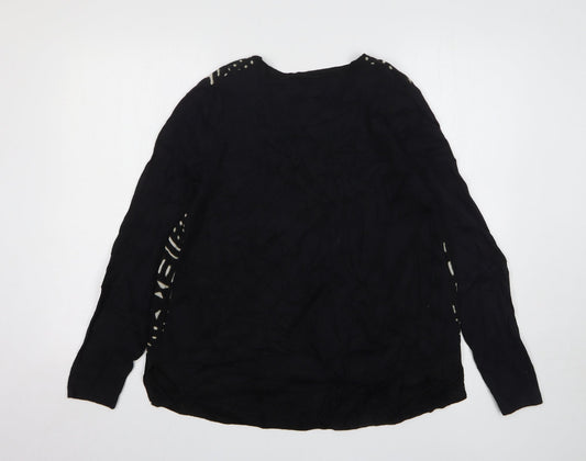 Womens UK Size 12 NEXT Black Pullover Jumper