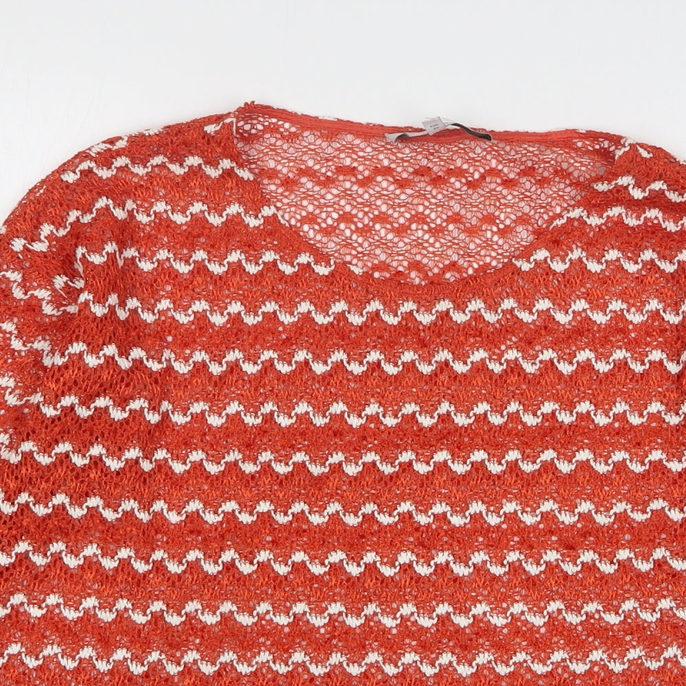 Womens UK Size 12 NEXT Orange Pullover Jumper