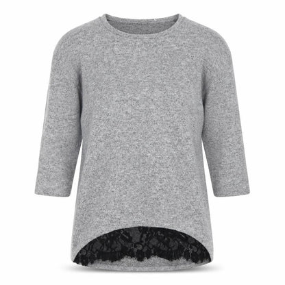 Womens UK Size 10 TU Grey Pullover Jumper