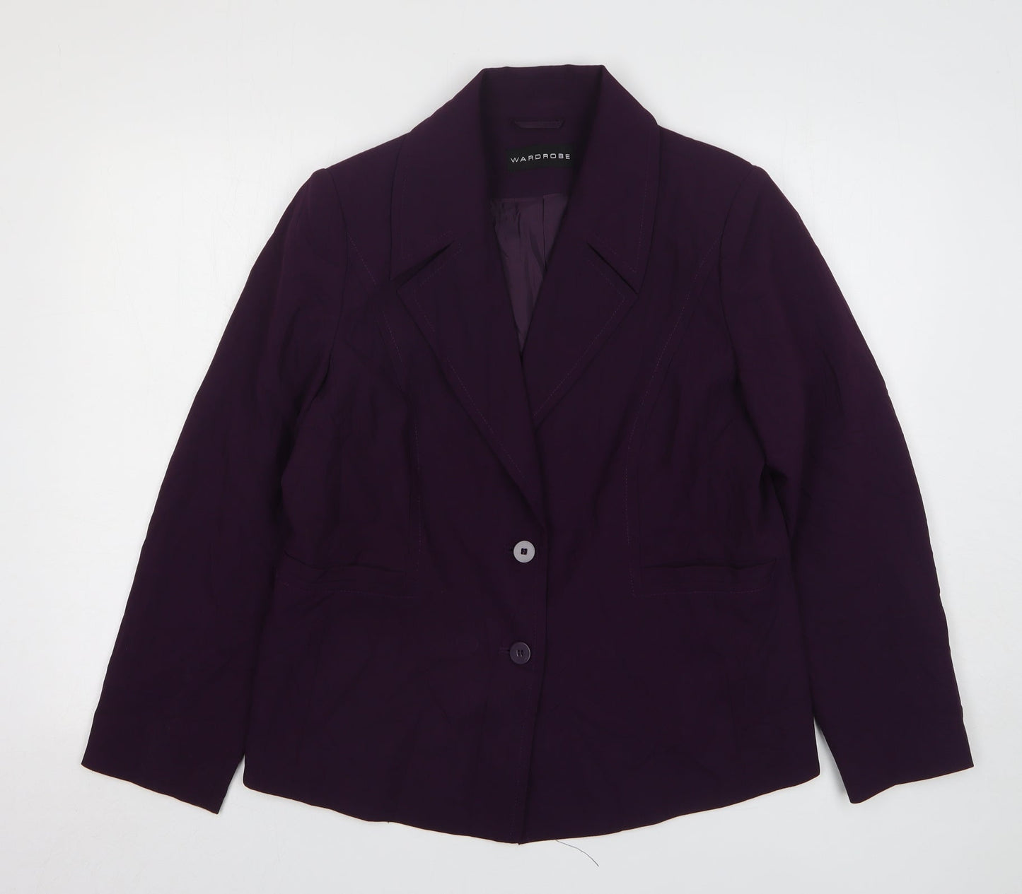 Womens UK Size 16 Wardrobe Regular Purple Suit Jacket