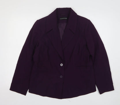 Womens UK Size 16 Wardrobe Regular Purple Suit Jacket
