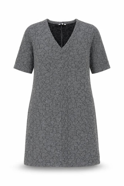 Sandwich Womens Grey Polyester A-Line Size M V-Neck Pullover