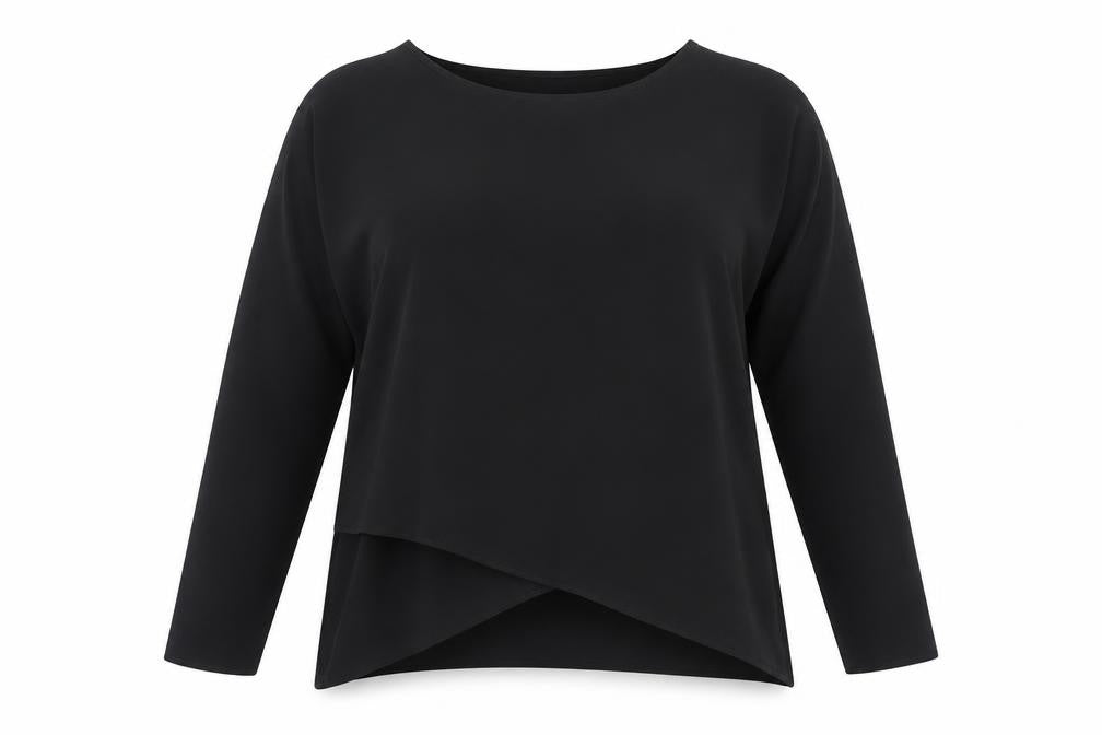 Womens UK Size 16 Atmosphere Black Basic Blouse