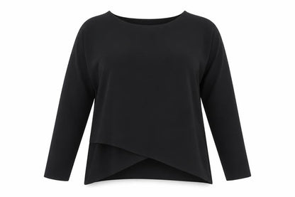Womens UK Size 16 Atmosphere Black Basic Blouse
