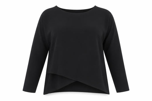 Womens UK Size 16 Atmosphere Black Basic Blouse
