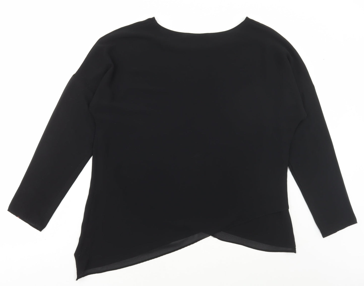 Womens UK Size 16 Atmosphere Black Basic Blouse