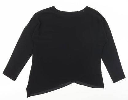 Womens UK Size 16 Atmosphere Black Basic Blouse