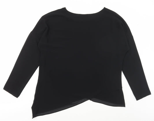 Womens UK Size 16 Atmosphere Black Basic Blouse