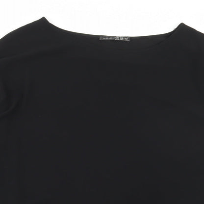 Womens UK Size 16 Atmosphere Black Basic Blouse
