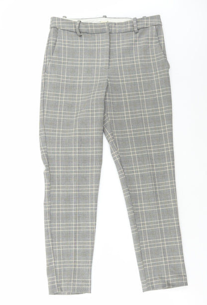 Womens UK Size 10 H&M Regular Fit  Grey Trousers
