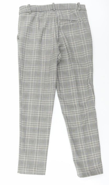 Womens UK Size 10 H&M Regular Fit  Grey Trousers