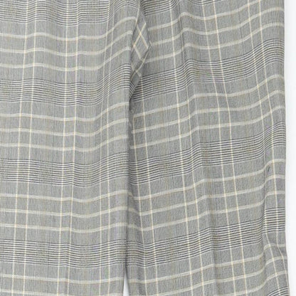 Womens UK Size 10 H&M Regular Fit  Grey Trousers