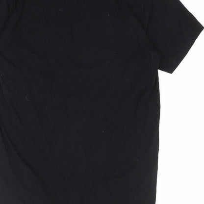 B&C Womens Black 100% Cotton Basic T-Shirt Size S Crew Neck - The Maids