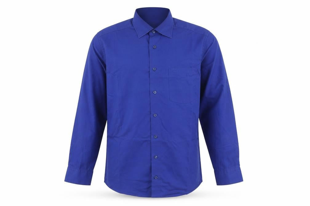 Mens UK Size 40 Casa Moda Blue  Button-Up Long Sleeve Casual Shirt