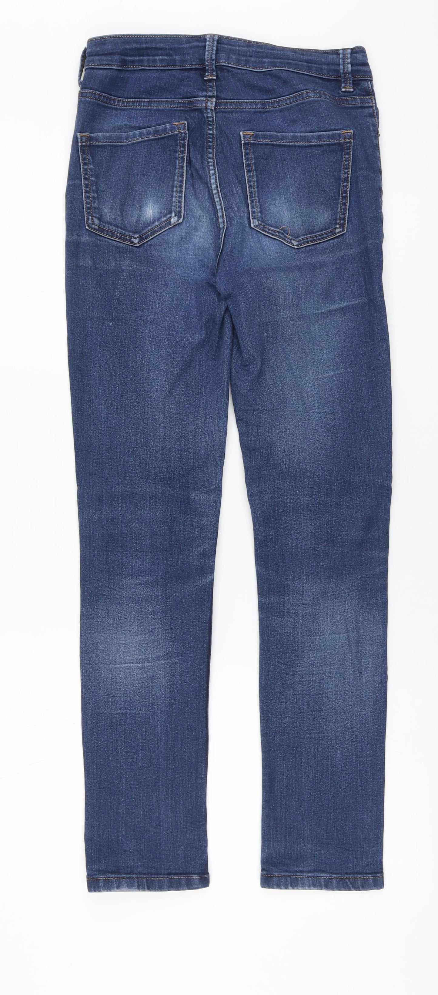 Womens UK Size 8 Marks and Spencer Regular Fit Skinny Blue Jeans