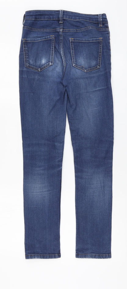 Womens UK Size 8 Marks and Spencer Regular Fit Skinny Blue Jeans