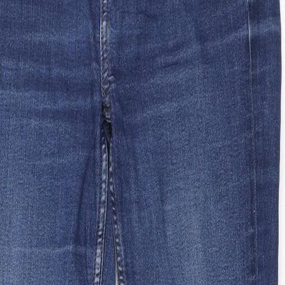 Womens UK Size 8 Marks and Spencer Regular Fit Skinny Blue Jeans
