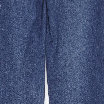 Womens UK Size 8 Marks and Spencer Regular Fit Skinny Blue Jeans