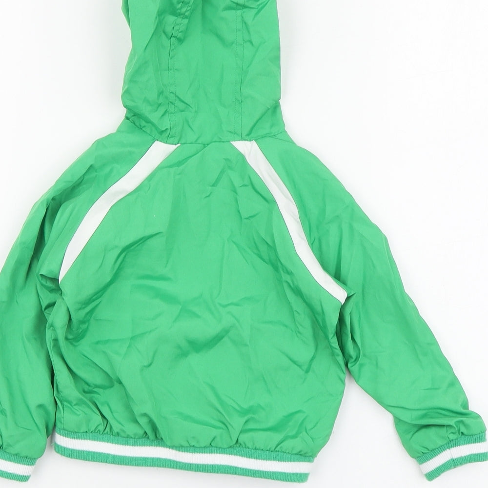 F&F Boys Green Jacket Size 9-12 Months Zip