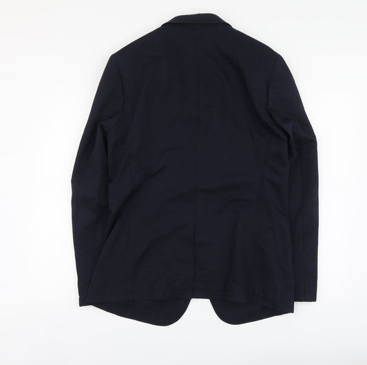 Mens UK Size 40 Topman Regular Blue Suit Jacket