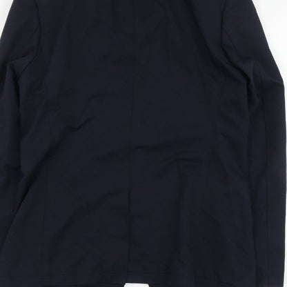 Mens UK Size 40 Topman Regular Blue Suit Jacket