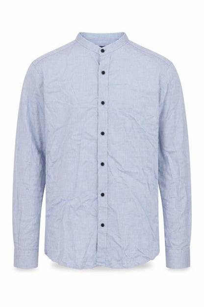 Mens UK Size 15 Remus Uomo Jeans Blue  Button-Up Long Sleeve Casual Shirt