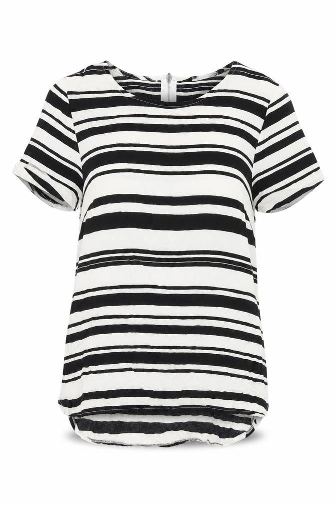Womens UK Size 10 New Look Black Basic Blouse